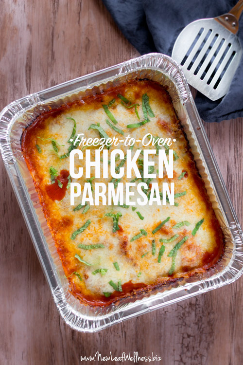 Easy Freezer-to-Oven Chicken Parmesan