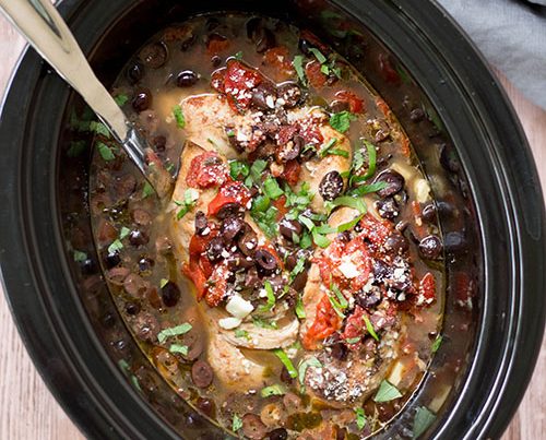 Crockpot Mediterranean Chicken