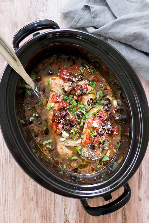 Crockpot Mediterranean Chicken