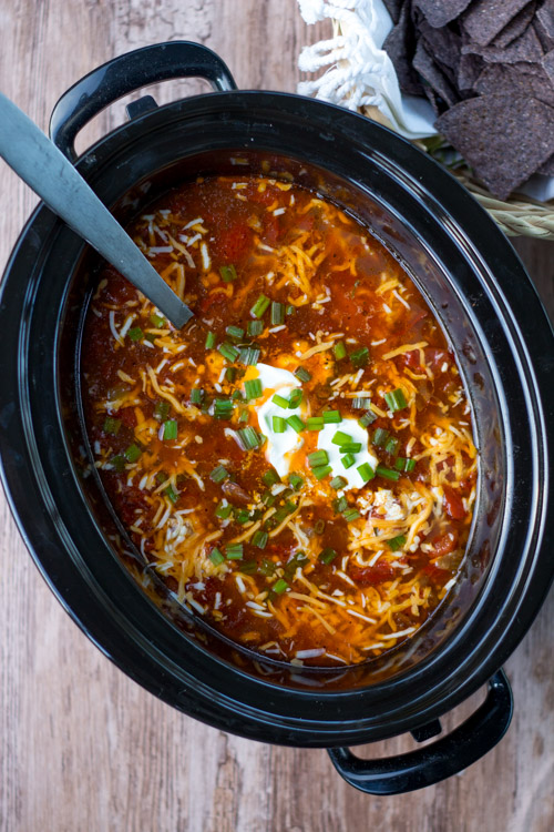 Crockpot Taco Soup - My Baking Addiction