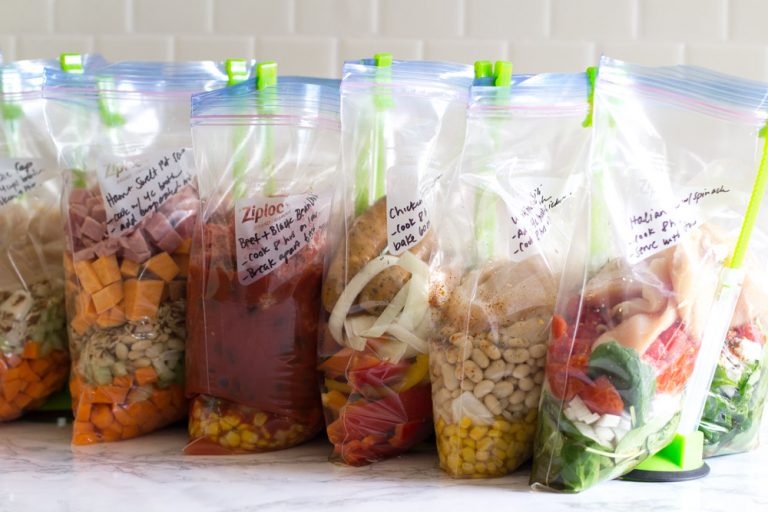 Gluten-Free Crockpot Freezer Meals from ALDI (9 meals in 90 min!) | The ...