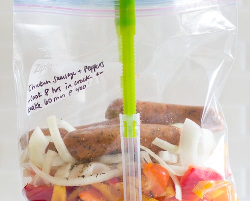 Gluten-Free Crockpot Freezer Meals from ALDI (9 meals in 90 min!)