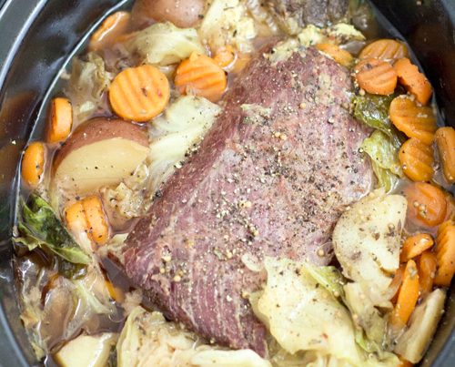 Crockpot Corned Beef and Cabbage