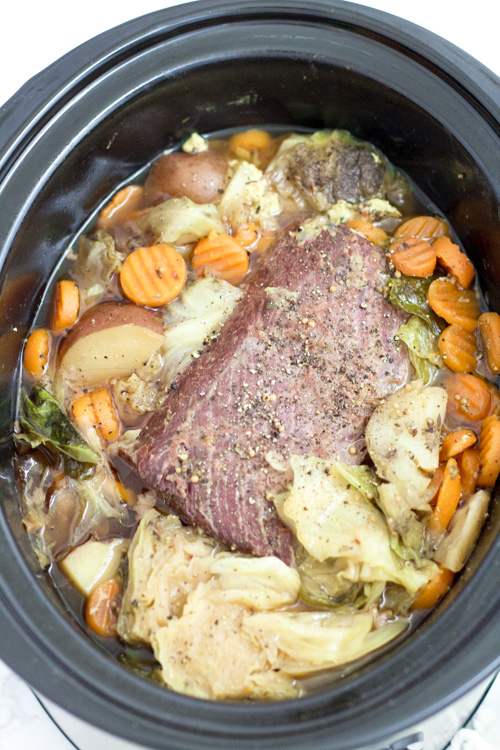 Crockpot Corned Beef and Cabbage The Family Freezer