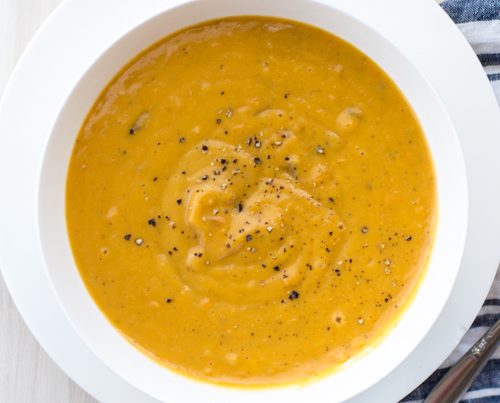 Crockpot Curried Sweet Potato Soup