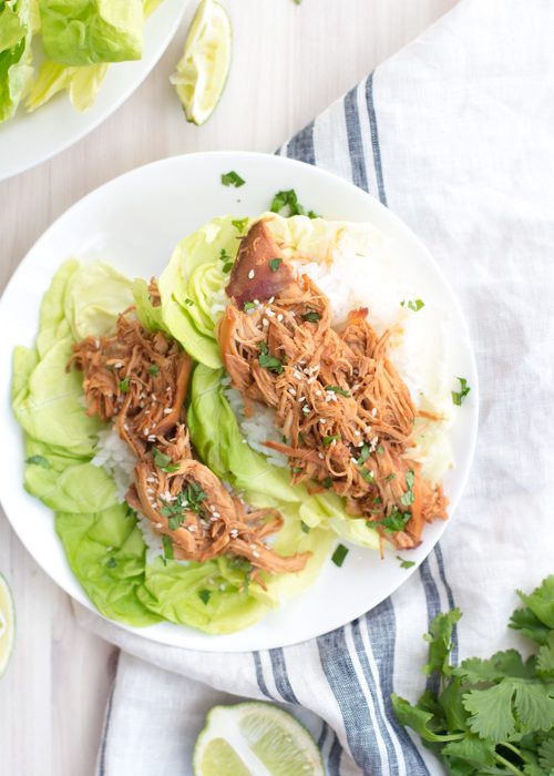 5-Ingredient Crockpot Honey Sriracha Chicken