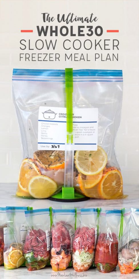 The Ultimate Whole30 Slow Cooker Freezer Meal Plan | The Family Freezer