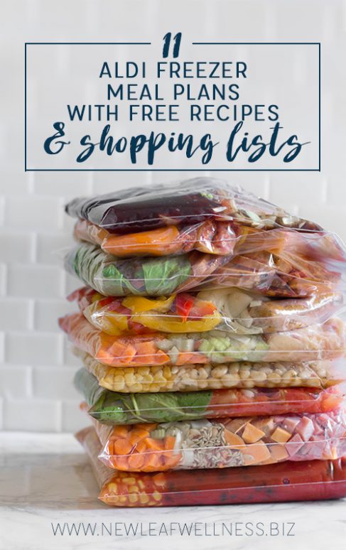 11 ALDI Freezer Meal Plans with Free Recipes and Shopping Lists | The ...