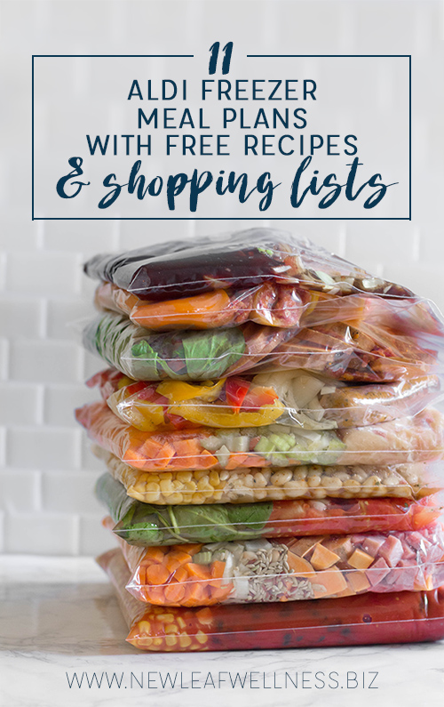 11 ALDI Freezer Meal Plans with Free Recipes and Shopping Lists