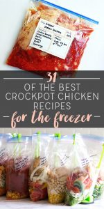 31 Best Crockpot Chicken Freezer Recipes | The Family Freezer