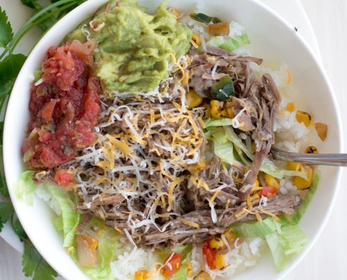Crockpot Mango Pineapple Beef Barbacoa Recipe