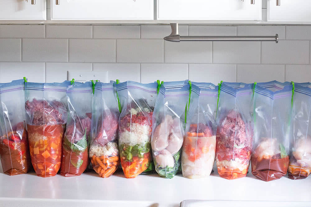 Eight “No-Cook” Freezer Meals in 90 Minutes