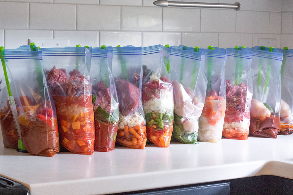 10 Whole30 Crockpot Freezer Meals in 90 Minutes