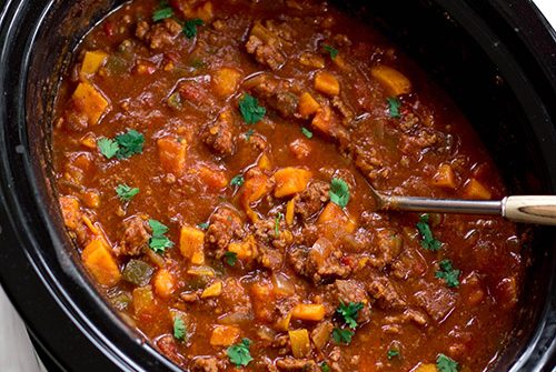 Whole30 Compliant Beef and Sweet Potato Chili Recipe
