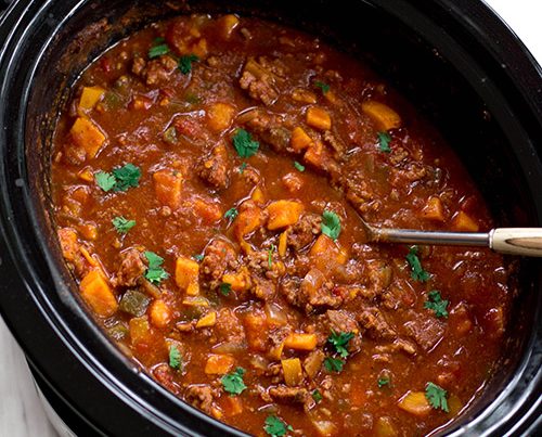 Whole30 Compliant Beef and Sweet Potato Chili Recipe