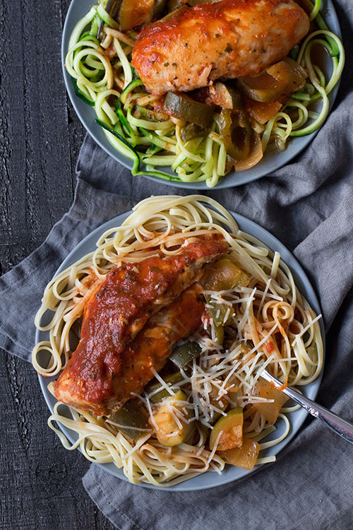 Easy Crockpot Chicken Cacciatore