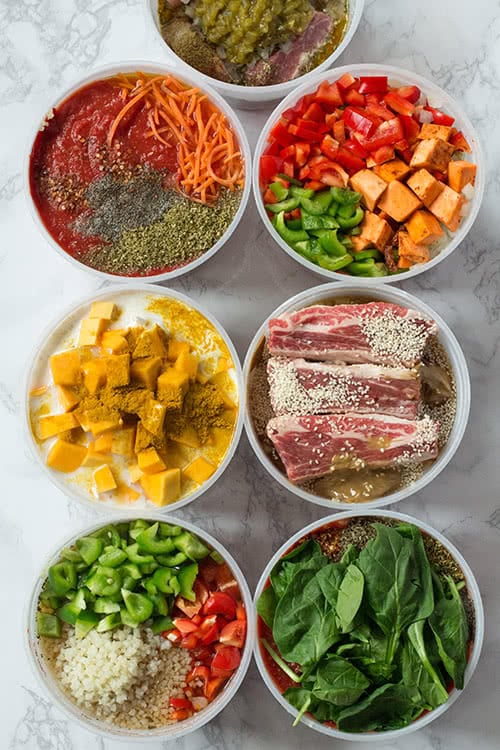 Make 7 Whole30 Instant Pot Freezer Meals in 70 Minutes with These Free Recipes and Shopping List