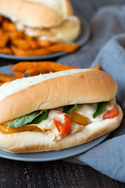 Crockpot Chicken Philly Cheesesteak | The Family Freezer