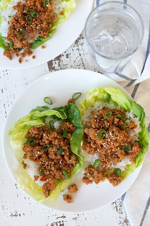 Slow Cooker Asian Chicken Lettuce Wraps | The Family Freezer