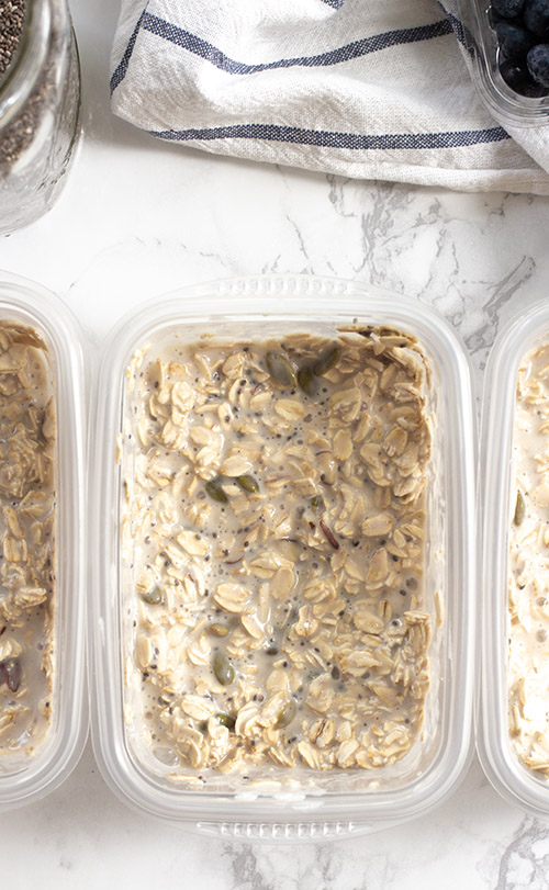 Gluten-Free Dairy-Free Overnight Oats Recipe | The Family Freezer