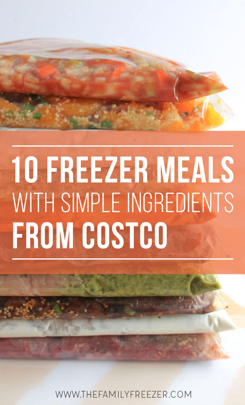 10 Freezer Meals with Simple Ingredients from Costco