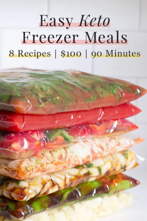 Easy Keto Freezer Meals: 8 Recipes, 90 Minutes, $100