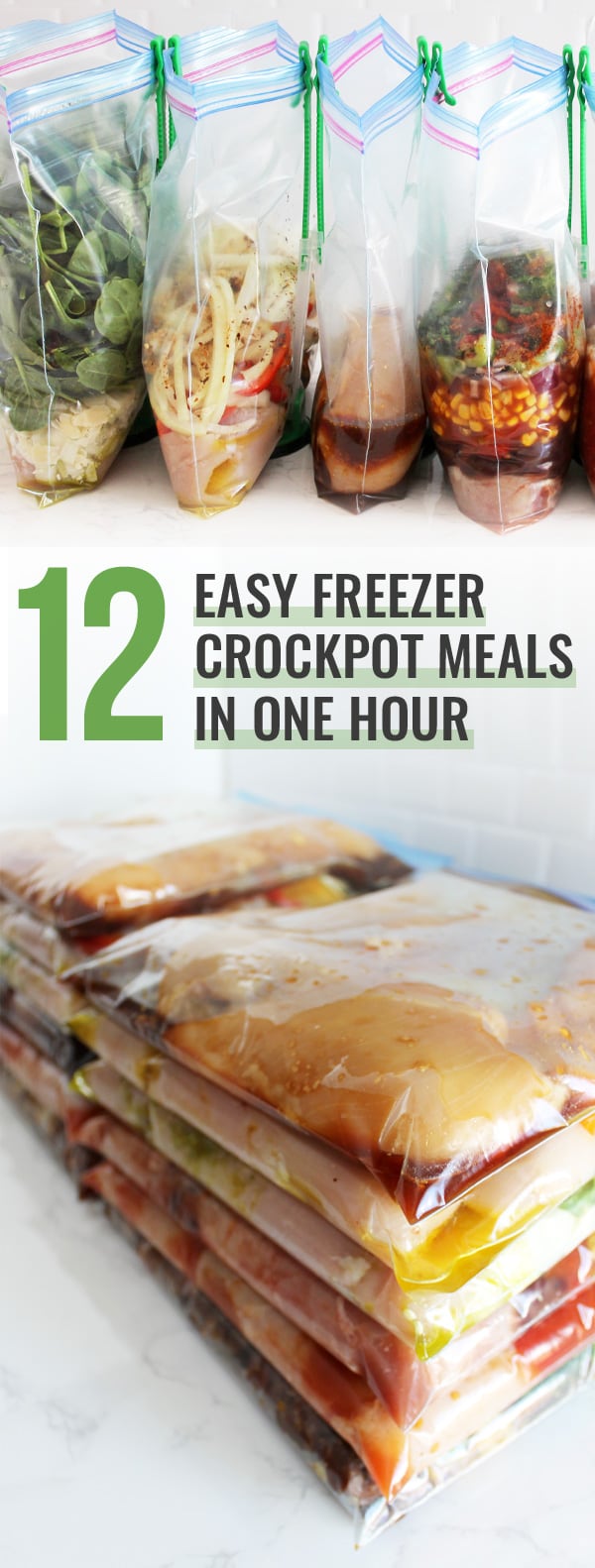 122 Freezer Crockpot Meals in 4 1/4 hours!