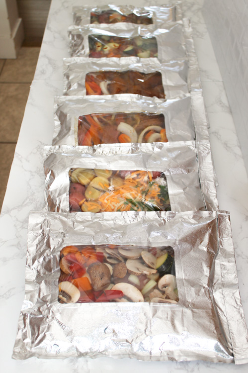 foil bag meals