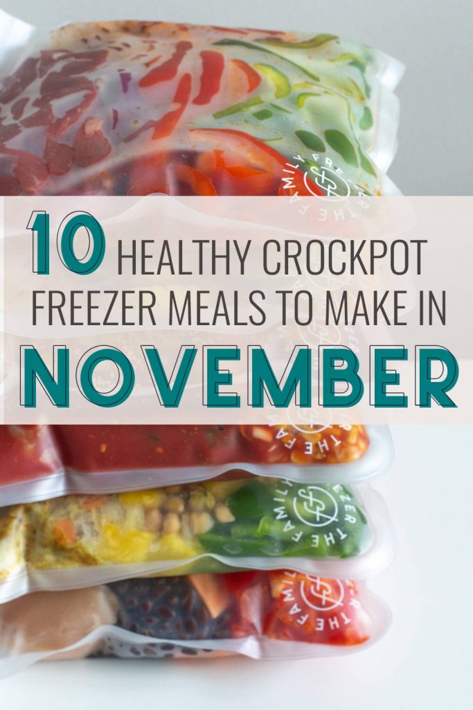 6 Crockpot Freezer Meals (+ grocery list!) - Fit Foodie Finds