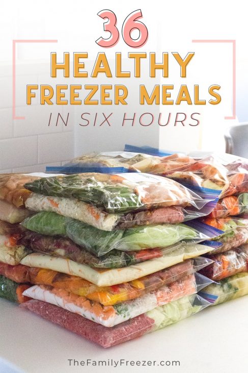 36 HEALTHY Freezer Meals in 6 Hours | The Family Freezer