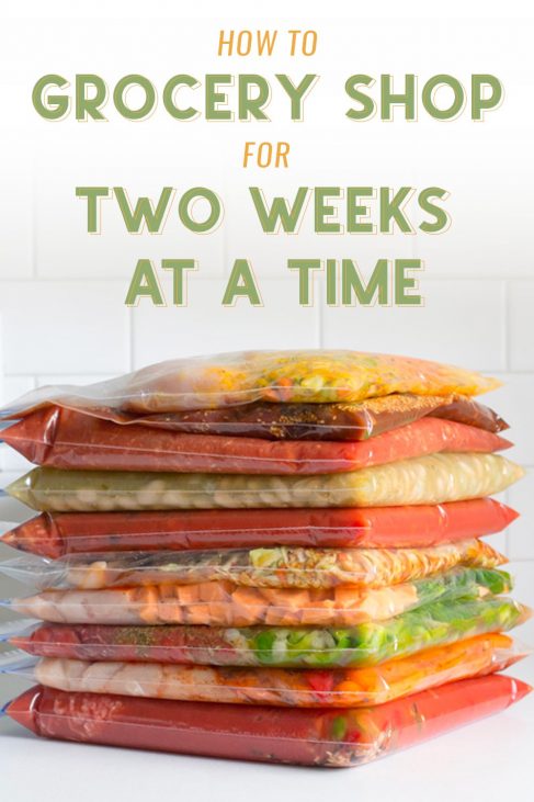 How to Grocery Shop for Two Weeks at a Time | The Family Freezer