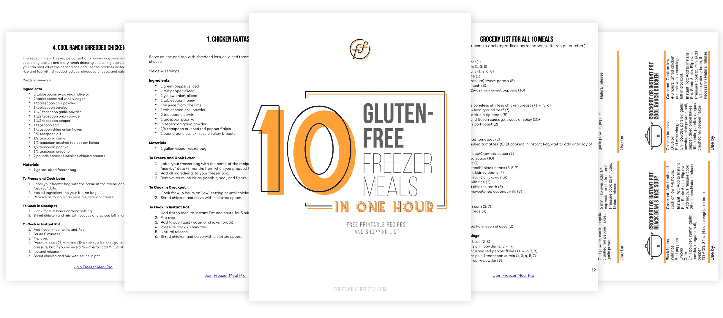 Gluten-Free Freezer Meal Class | The Family Freezer