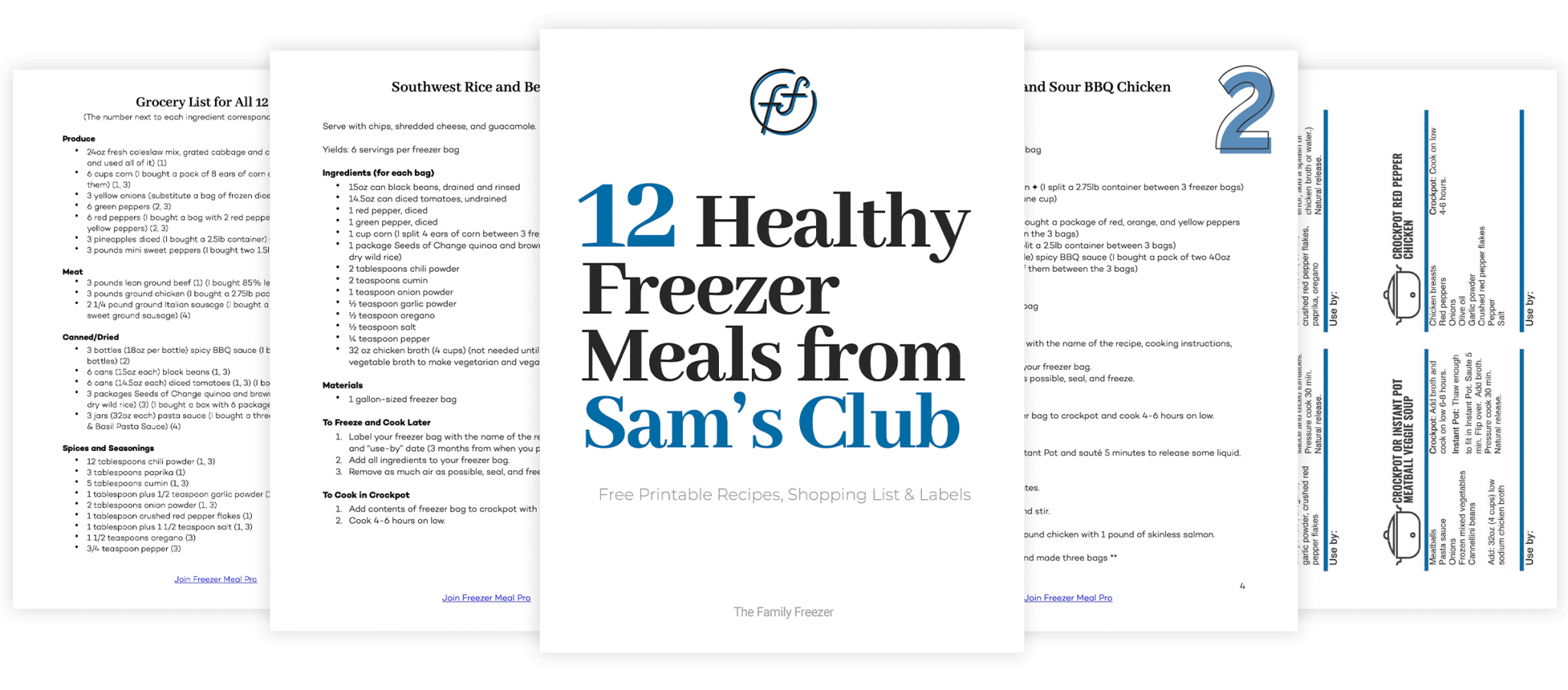 Sam’s Club Freezer Class The Family Freezer