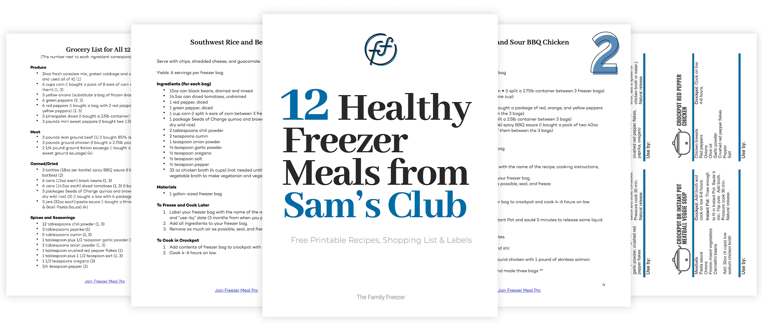 Sam’s Club Freezer Class The Family Freezer