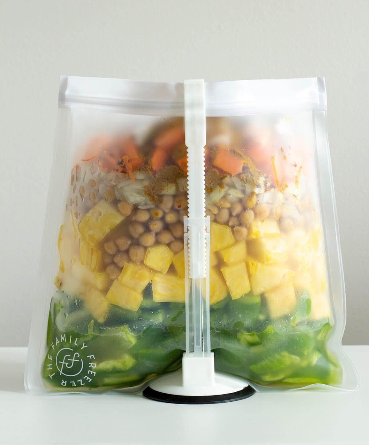 Reusable Quart Freezer Bags - 6 Pack