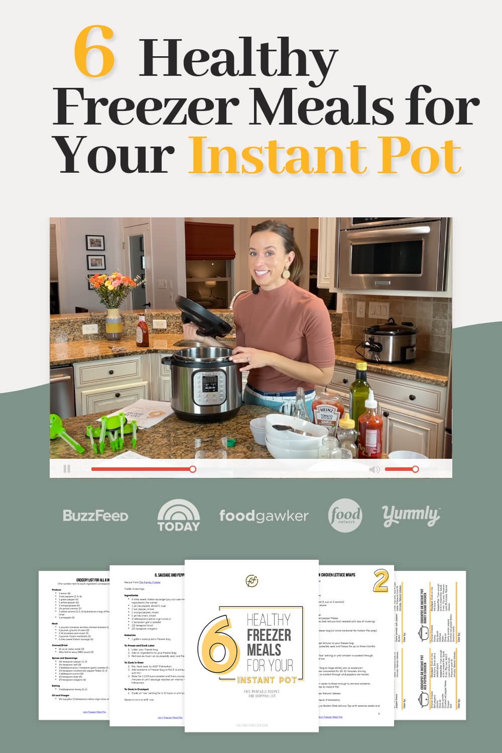 [FREE CLASS] 6 Healthy Freezer Meals for Your Instant Pot