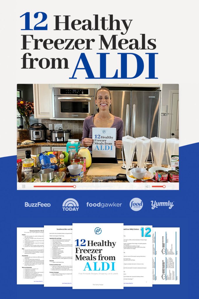 Aldi Freezer Meal Plan & FREE Meal Labels - Saving Dollars and Sense